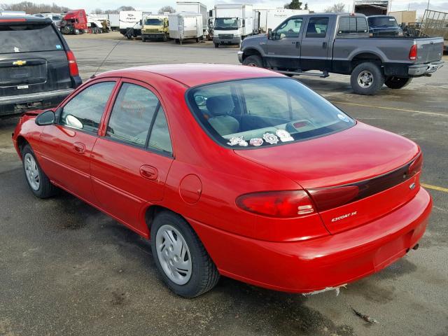 3FAFP13P81R169078 - 2001 FORD ESCORT RED photo 3