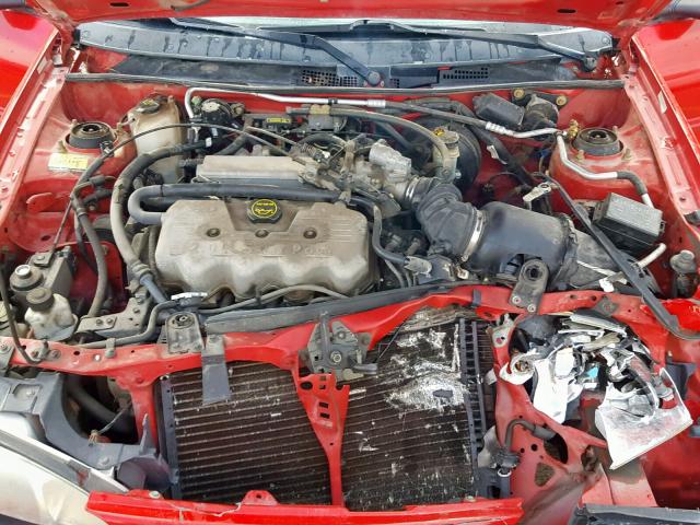 3FAFP13P81R169078 - 2001 FORD ESCORT RED photo 7