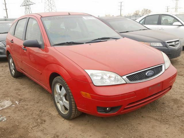 1FAFP37N97W293645 - 2007 FORD FOCUS ZX5 RED photo 1