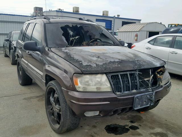 1J8GW58J72C291582 - 2002 JEEP GRAND CHER BROWN photo 1