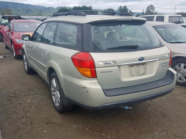 4S4BP67CX54327962 - 2005 SUBARU LEGACY OUT TAN photo 3