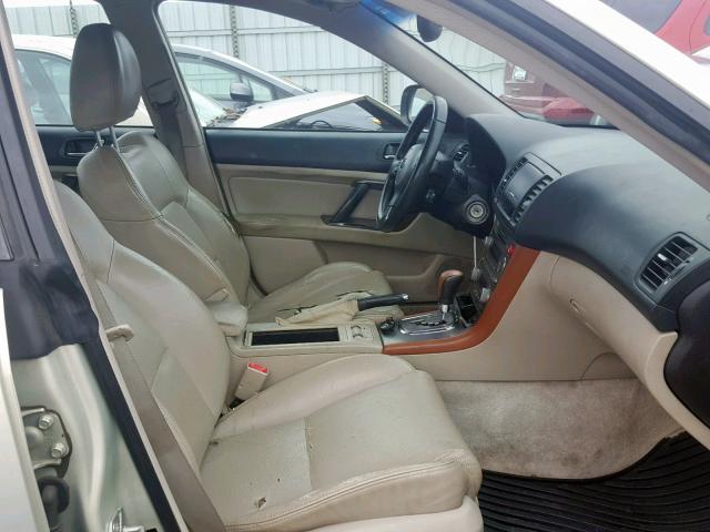 4S4BP67CX54327962 - 2005 SUBARU LEGACY OUT TAN photo 5