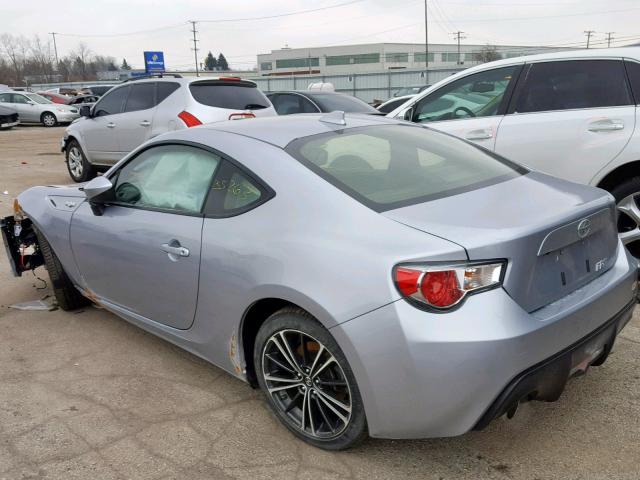 JF1ZNAA16G8704193 - 2016 TOYOTA SCION FR-S GRAY photo 3