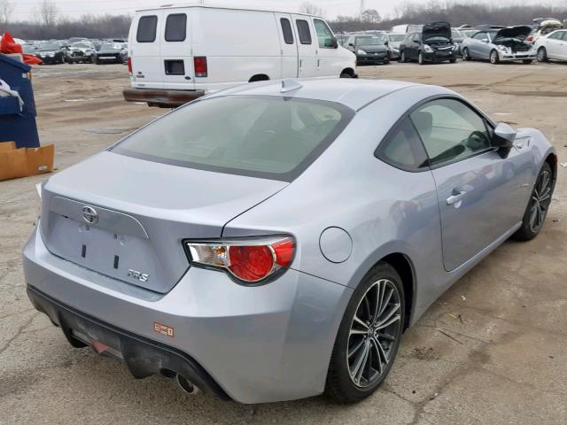 JF1ZNAA16G8704193 - 2016 TOYOTA SCION FR-S GRAY photo 4