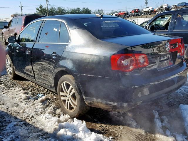 3VWDG71K96M623402 - 2006 VOLKSWAGEN JETTA 2.5 BLACK photo 3