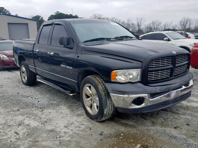 1D7HA18N64J165062 - 2004 DODGE RAM 1500 S BLACK photo 1