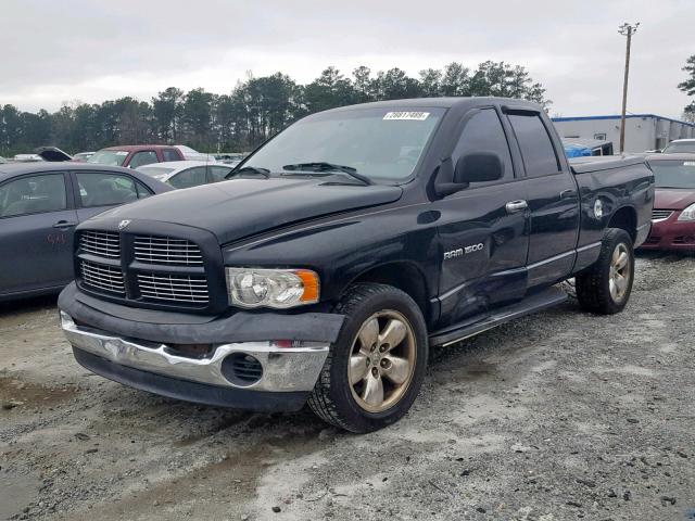 1D7HA18N64J165062 - 2004 DODGE RAM 1500 S BLACK photo 2