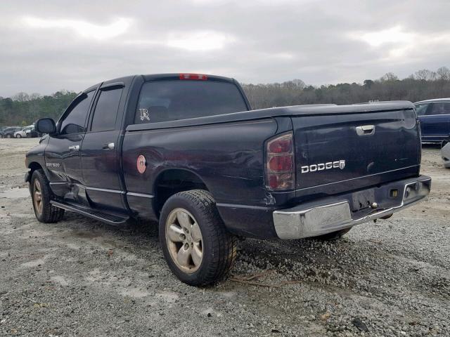 1D7HA18N64J165062 - 2004 DODGE RAM 1500 S BLACK photo 3