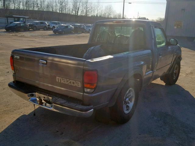 4F4YR12C9YTM29676 - 2000 MAZDA B2500 GRAY photo 4