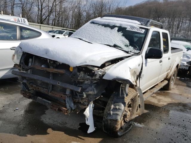 1N6ED29X43C471882 - 2003 NISSAN FRONTIER C WHITE photo 2