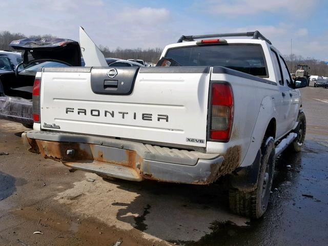 1N6ED29X43C471882 - 2003 NISSAN FRONTIER C WHITE photo 4