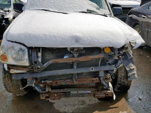 1N6ED29X43C471882 - 2003 NISSAN FRONTIER C WHITE photo 7