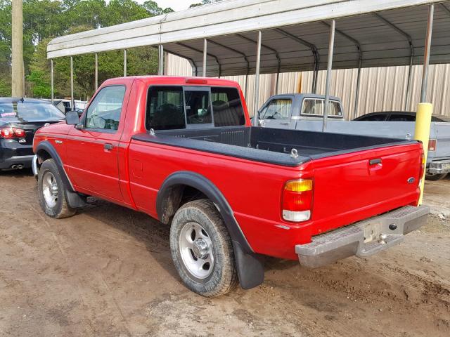 1FTYR11U5WTA31879 - 1998 FORD RANGER RED photo 3