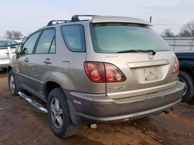 JT6HF10U8X0069059 - 1999 LEXUS RX 300 TAN photo 3