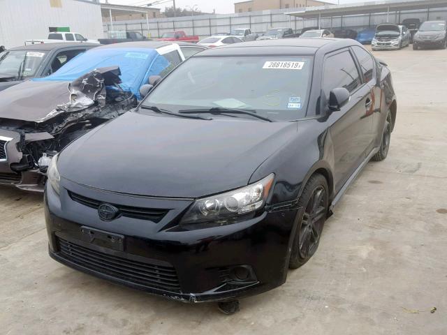 JTKJF5C76C3038143 - 2012 TOYOTA SCION TC BLACK photo 2