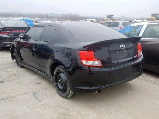 JTKJF5C76C3038143 - 2012 TOYOTA SCION TC BLACK photo 3