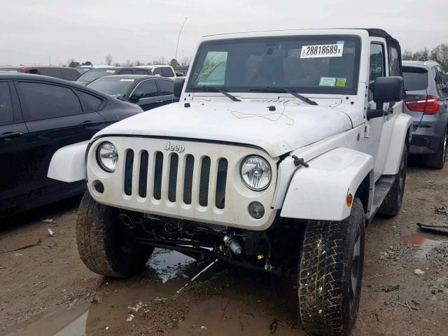 1C4GJWBG8GL196884 - 2016 JEEP WRANGLER S WHITE photo 2