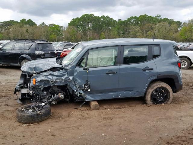 ZACCJBAB4JPH85382 - 2018 JEEP RENEGADE S GRAY photo 10