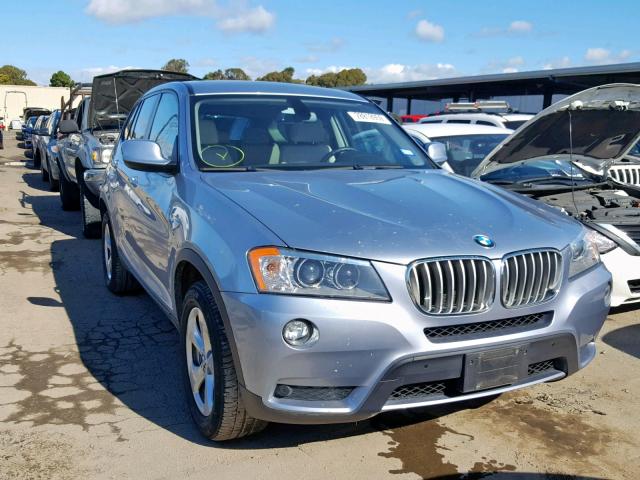 5UXWX5C5XCL724547 - 2012 BMW X3 XDRIVE2 BLUE photo 1