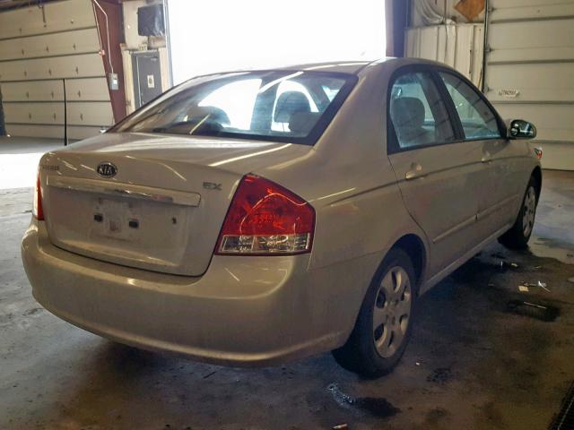 KNAFE122285525993 - 2008 KIA SPECTRA EX SILVER photo 4