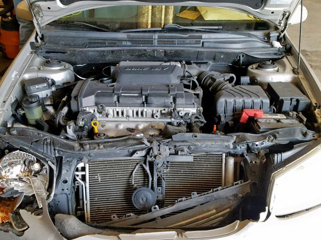 KNAFE122285525993 - 2008 KIA SPECTRA EX SILVER photo 7