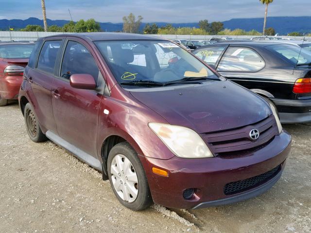 JTKKT624040076884 - 2004 TOYOTA SCION XA BURGUNDY photo 1