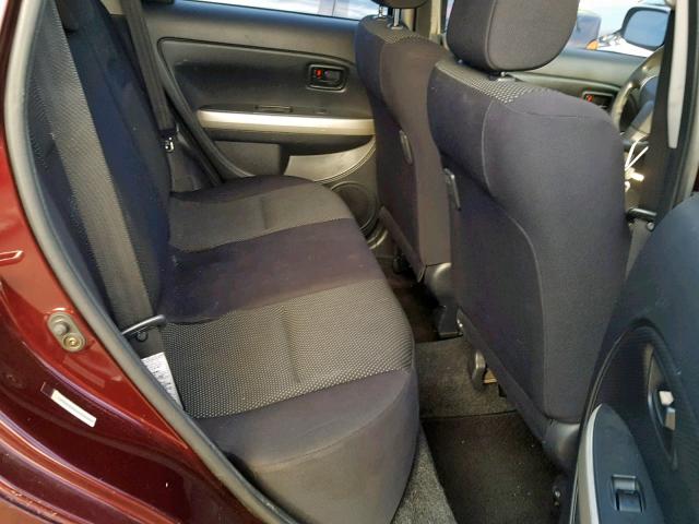 JTKKT624040076884 - 2004 TOYOTA SCION XA BURGUNDY photo 6