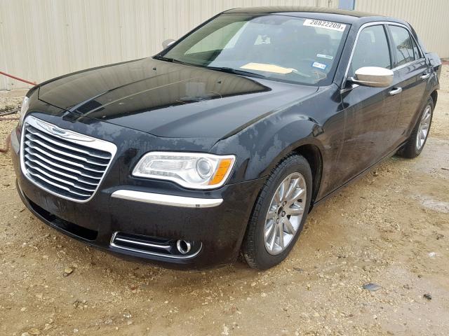 2C3CCAEGXDH620263 - 2013 CHRYSLER 300C BLACK photo 2