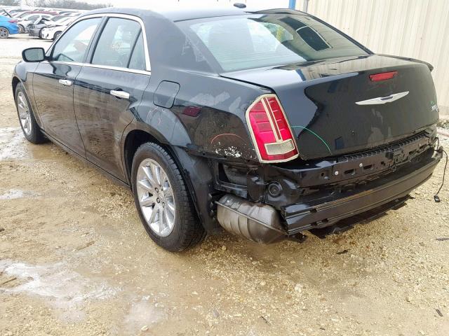 2C3CCAEGXDH620263 - 2013 CHRYSLER 300C BLACK photo 3