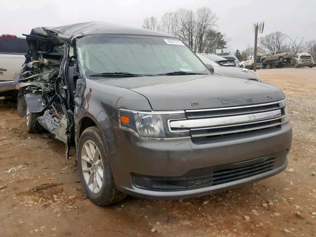 2FMGK5B8XFBA15648 - 2015 FORD FLEX SE GRAY photo 1