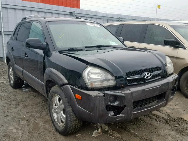 KM8JM12D36U455713 - 2006 HYUNDAI TUCSON GL BLACK photo 1