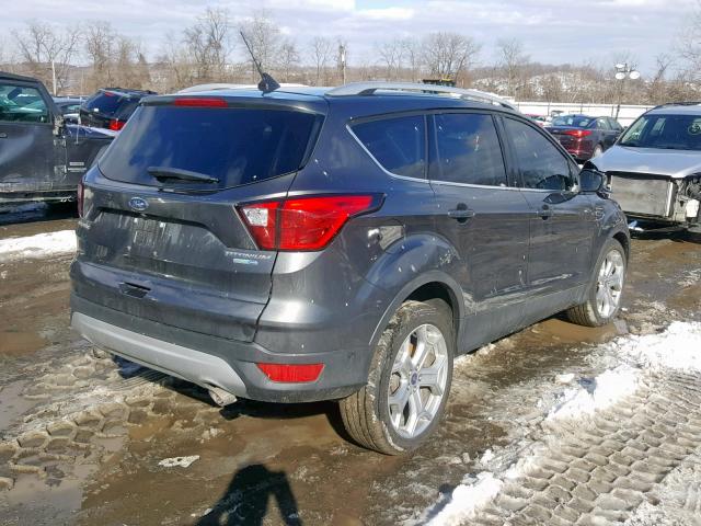 1FMCU9J9XKUA09430 - 2019 FORD ESCAPE TIT GRAY photo 4