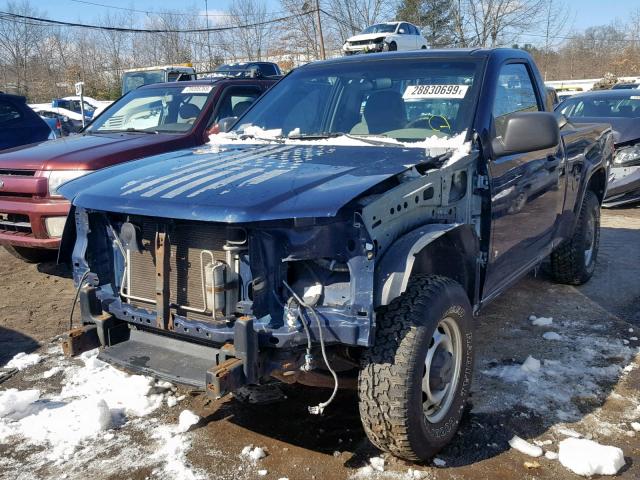 1GTDT149X78135134 - 2007 GMC CANYON BLUE photo 2