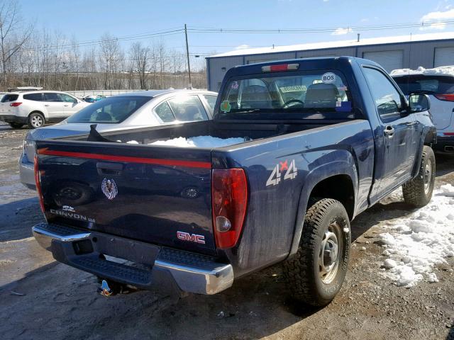 1GTDT149X78135134 - 2007 GMC CANYON BLUE photo 4