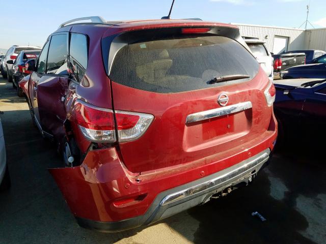 5N1AR2MN2EC600595 - 2014 NISSAN PATHFINDER S  photo 3