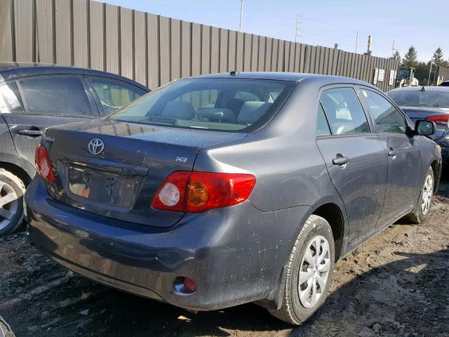 2T1BU4EE8AC205324 - 2010 TOYOTA COROLLA BA GRAY photo 4