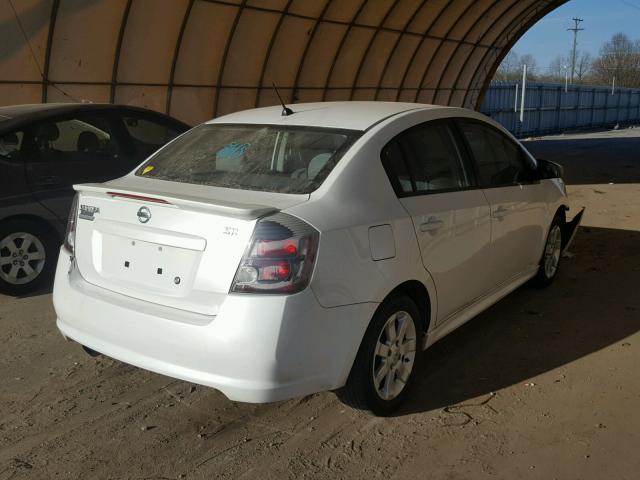 3N1AB6AP3AL703791 - 2010 NISSAN SENTRA 2.0 WHITE photo 4