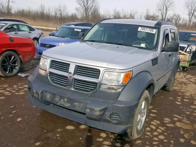 1D8GU28K88W189933 - 2008 DODGE NITRO SXT SILVER photo 2