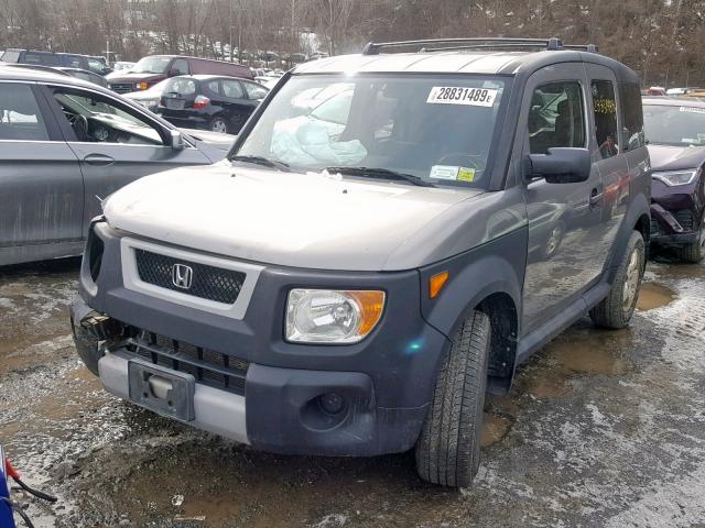 5J6YH28675L008337 - 2005 HONDA ELEMENT EX GRAY photo 2