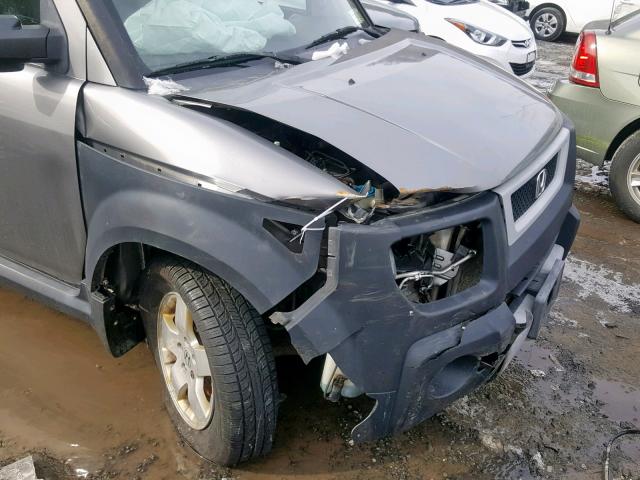 5J6YH28675L008337 - 2005 HONDA ELEMENT EX GRAY photo 9