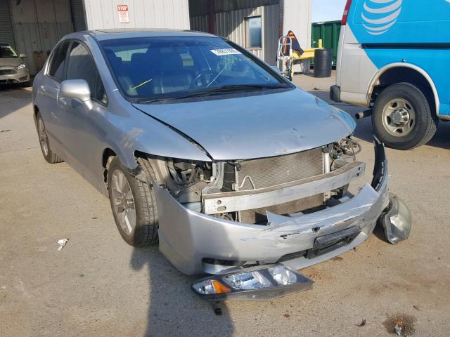 2HGFA1F9XAH555510 - 2010 HONDA CIVIC EXL SILVER photo 1