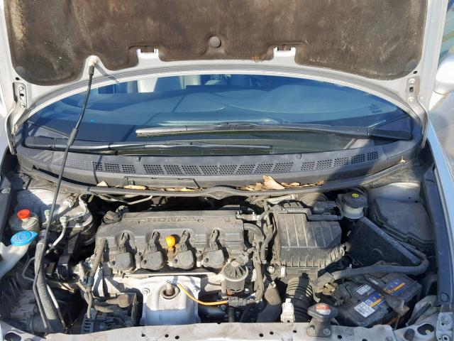 2HGFA1F9XAH555510 - 2010 HONDA CIVIC EXL SILVER photo 7