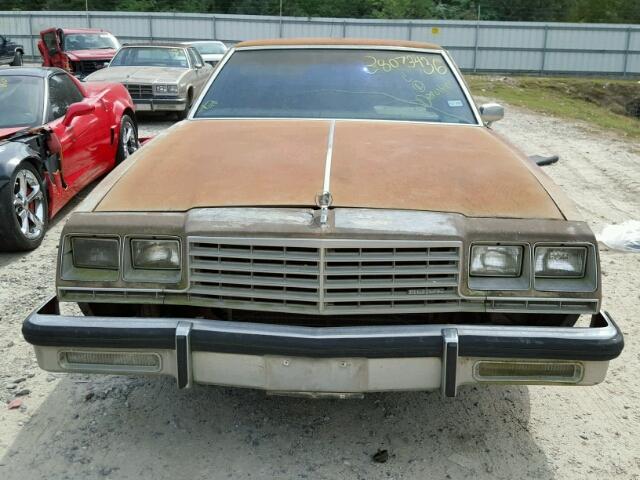 1G4AP69Y8EX422040 - 1984 BUICK LESABRE LI BROWN photo 10