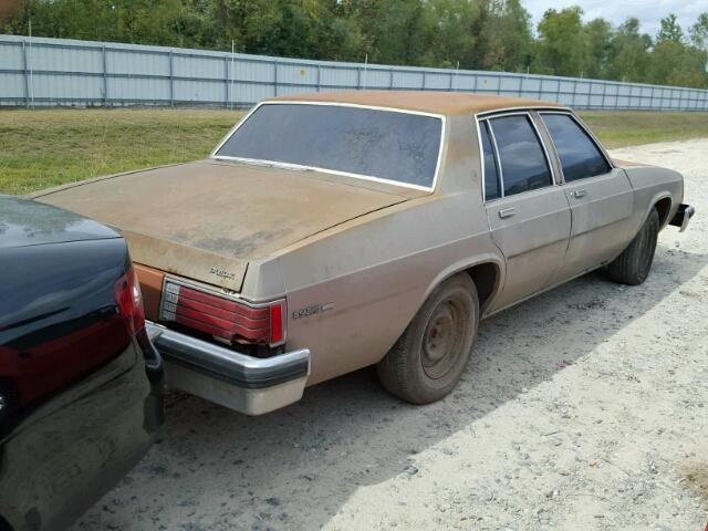 1G4AP69Y8EX422040 - 1984 BUICK LESABRE LI BROWN photo 4