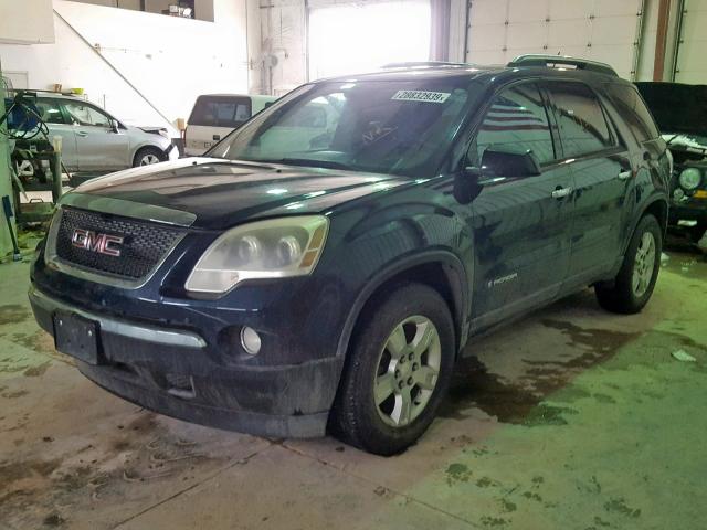 1GKER13787J154975 - 2007 GMC ACADIA SLE BLUE photo 2