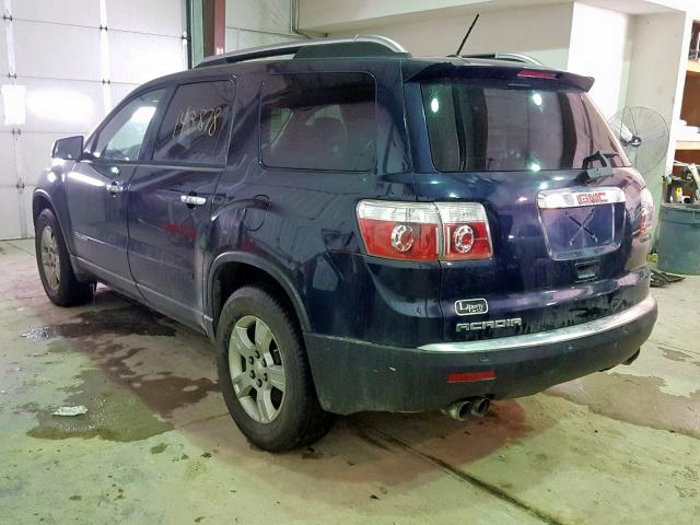 1GKER13787J154975 - 2007 GMC ACADIA SLE BLUE photo 3