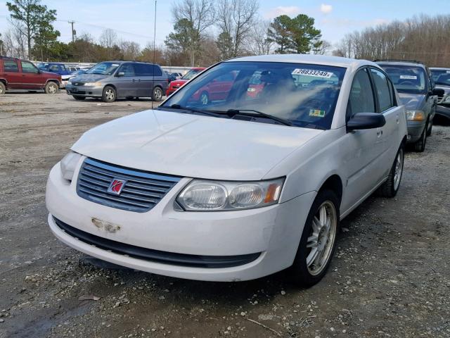 1G8AJ55F07Z162612 - 2007 SATURN ION LEVEL WHITE photo 2