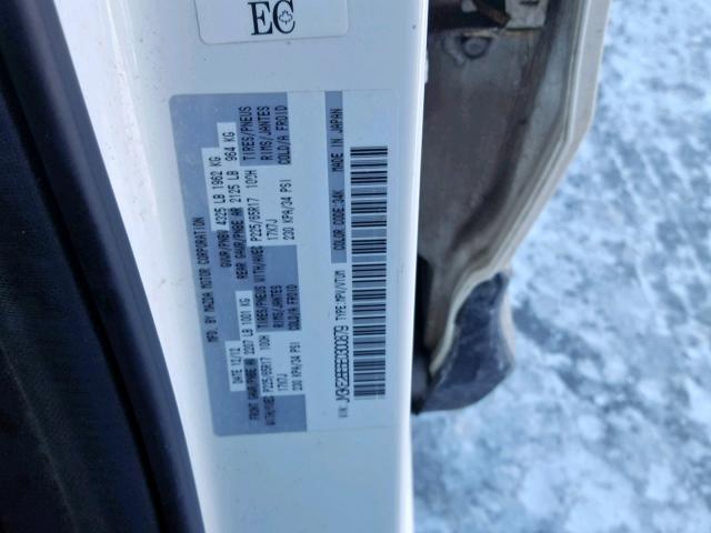 JM3KE2BE6E0300879 - 2014 MAZDA CX-5 SPORT WHITE photo 10