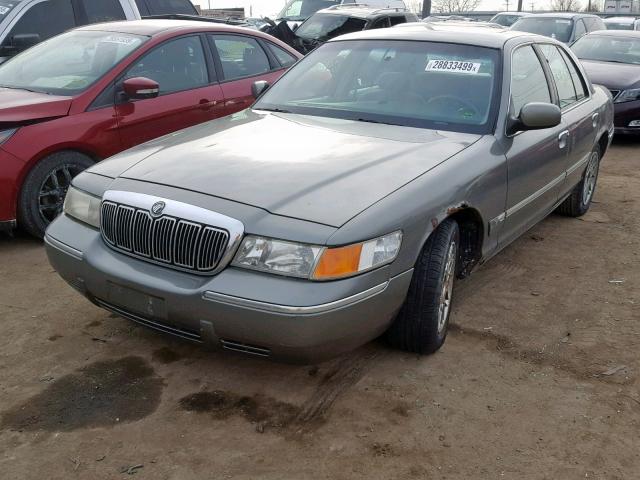 2MEFM74W3XX613052 - 1999 MERCURY GRAND MARQ GRAY photo 2