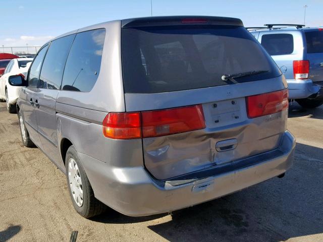 2HKRL1858YH581346 - 2000 HONDA ODYSSEY LX GRAY photo 3